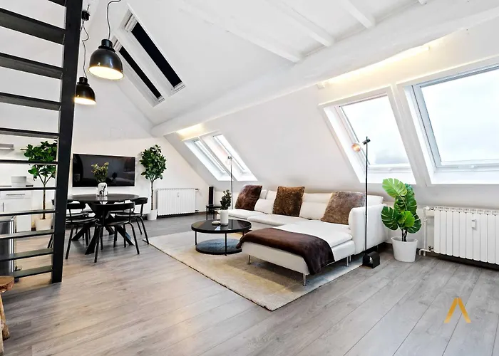 아파트 Charming 1br Loft In Ville-haute, 룩셈부르크